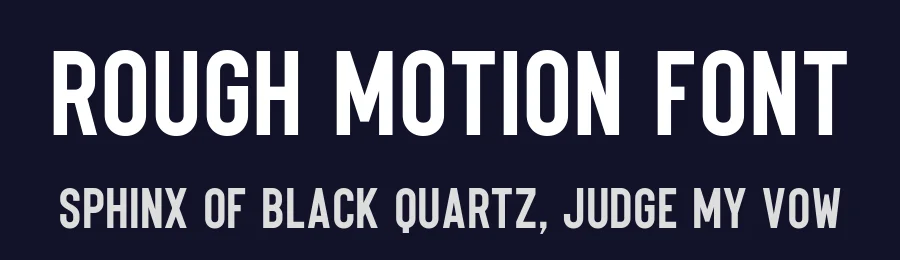 Rough Motion Font by Atharuah Studios — Script Handwritten Font — thumbnail 2
