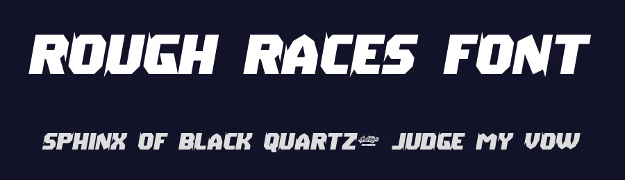 Rough Races Font by noahtype — Decorative Font — thumbnail 2