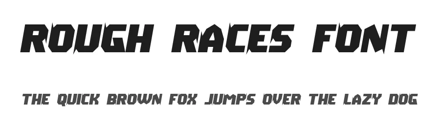 Rough Races Font by noahtype — Decorative Font