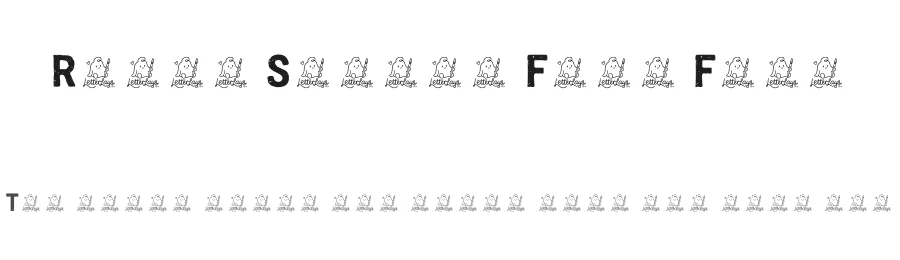 Rough Stampy Free Font by Letterlays — Display Font