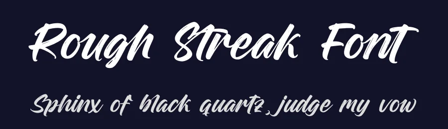 Rough Streak Font by letterenastudios — Script Handwritten Font — thumbnail 2