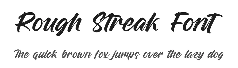Rough Streak Font by letterenastudios — Script Handwritten Font