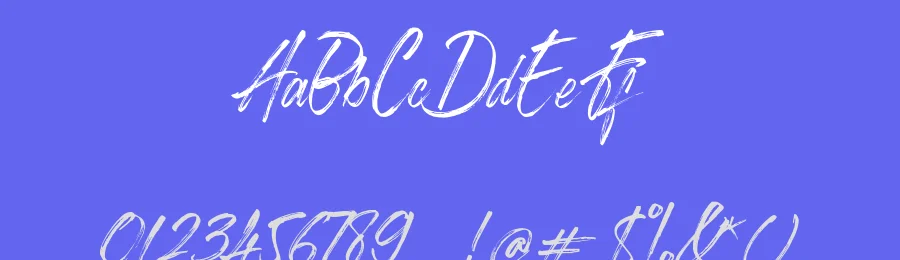 Roughmarker Brush Font by 38.lineart — Script Handwritten Font — thumbnail 3