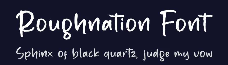 Roughnation Font by letterfabric — Display Font — thumbnail 2