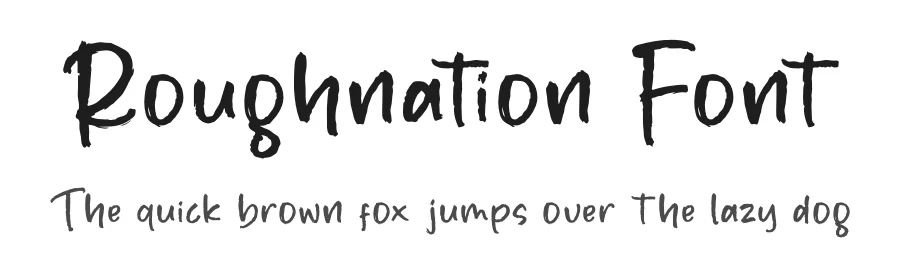 Roughnation Font by letterfabric — Display Font