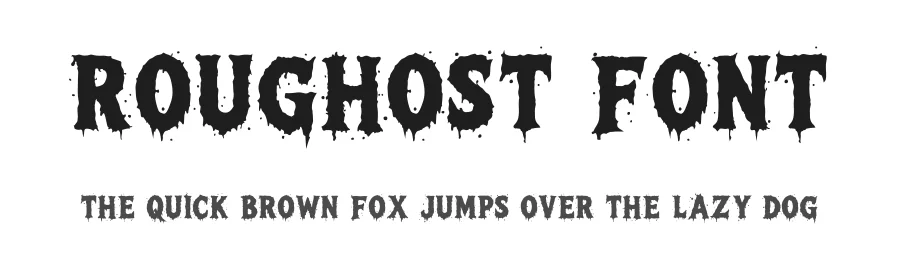 Roughost Font by Akmalotype — Display Font