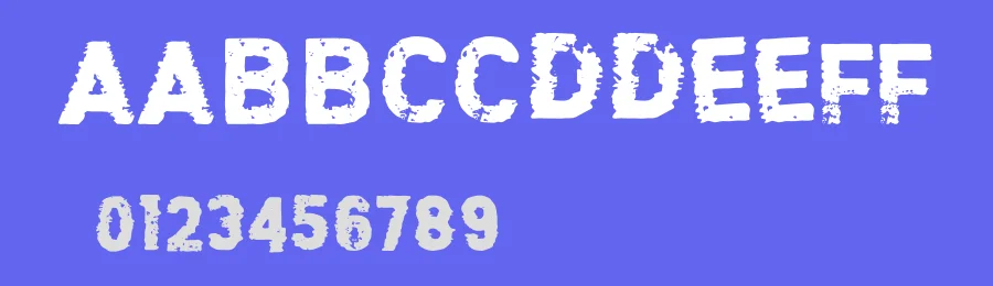 Roughut Font by Drizy — Display Font — thumbnail 3