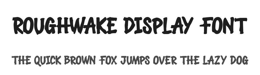 Roughwake Display Font by Linecreative — Display Font