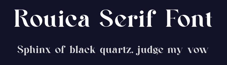 Rouica Serif Font by ErmediaStudio — Serif Font — thumbnail 2