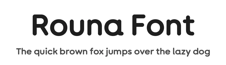 Rouna Font by atipo β Sans Serif Font