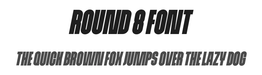 Round 8 Font by atipo — Sans Serif Font