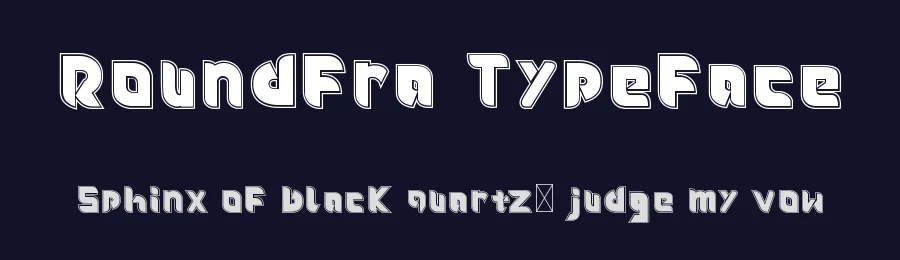Roundfra Typeface by edricstudio — Sans Serif Font — thumbnail 2