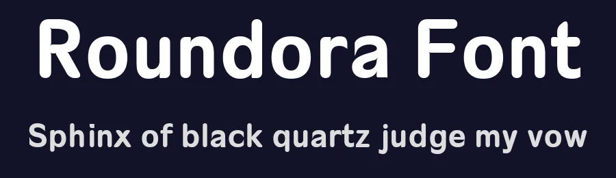 Roundora Font by Creativetacos — Sans Serif Font — thumbnail 2
