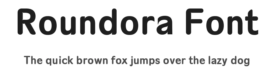 Roundora Font by Creativetacos — Sans Serif Font