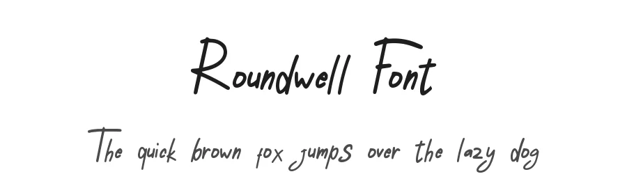 Roundwell Font by Javanicestudio — Script Handwritten Font
