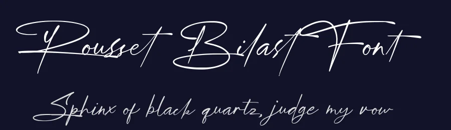 Rousset Bilast Font by zamjumps-studio — Script Handwritten Font — thumbnail 2