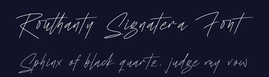 Routhanty Signatera Font by letterenastudios — Script Handwritten Font — thumbnail 2