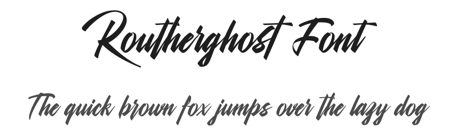 Routherghost Font by Aksapix_Type β Decorative Font