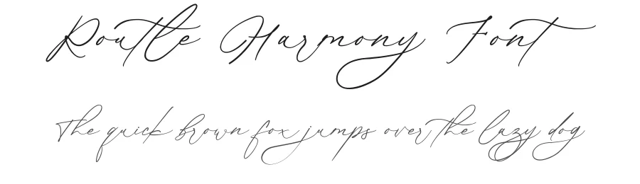 Routle Harmony Font by wibisono2001 — Script Handwritten Font