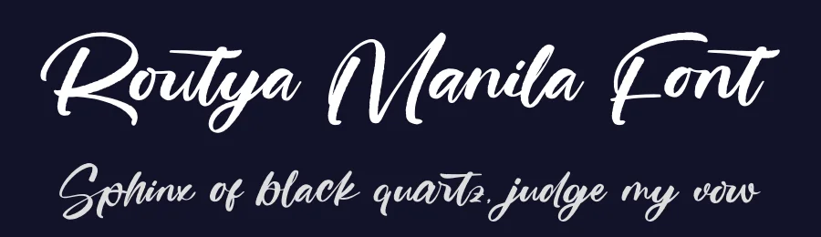 Routya Manila Font by letterenastudios — Script Handwritten Font — thumbnail 2