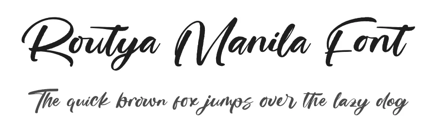 Routya Manila Font by letterenastudios — Script Handwritten Font