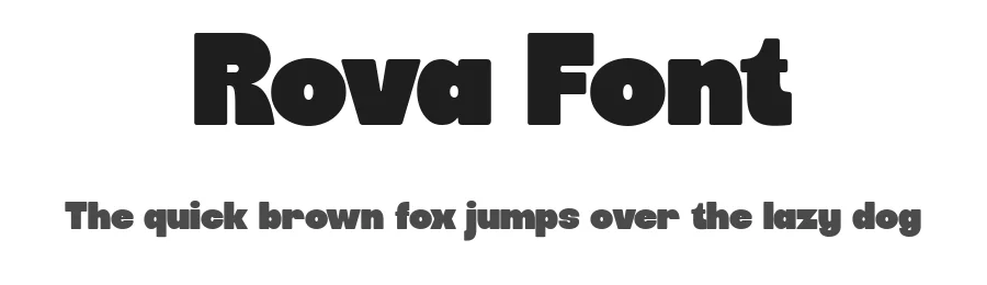 Rova Font by Flawless And Co — Sans Serif Font