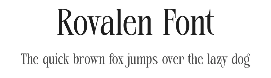 Rovalen Font by Rantautype — Serif Font