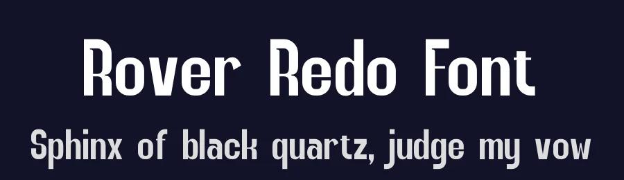 Rover Redo Font by Denustudios — Decorative Font — thumbnail 2