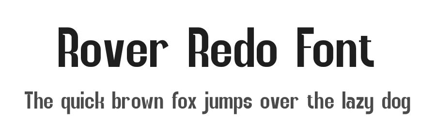 Rover Redo Font by Denustudios — Decorative Font