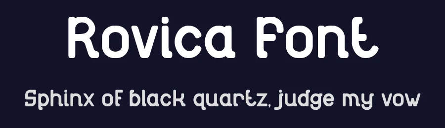 Rovica Font by PutraCetol Studio — Display Font — thumbnail 2