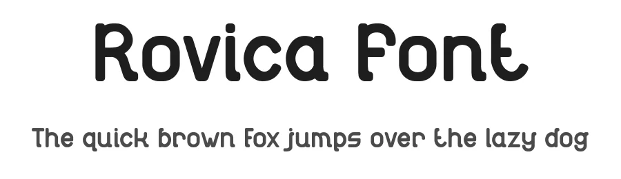 Rovica Font by PutraCetol Studio — Display Font