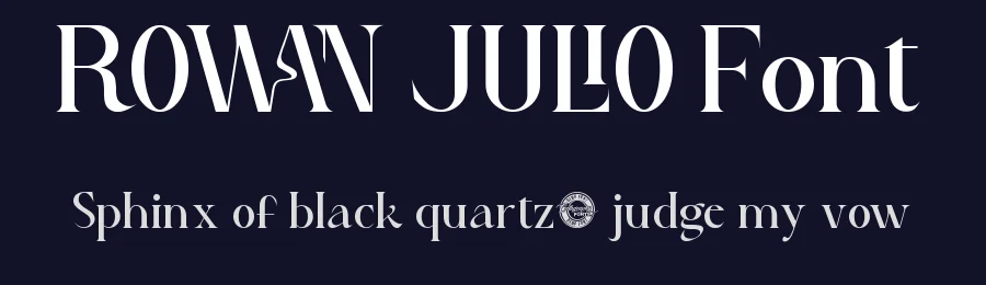 Rowan Julio Font by CalligraphyFonts.net — Display Font — thumbnail 2