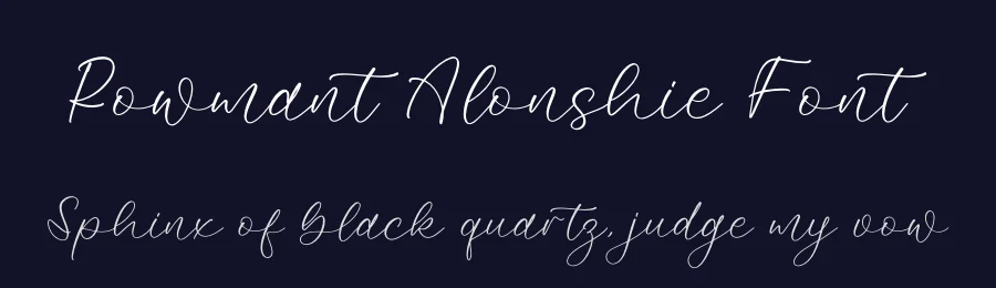 Rowmant Alonshie Font by letterfabric — Script Handwritten Font — thumbnail 2