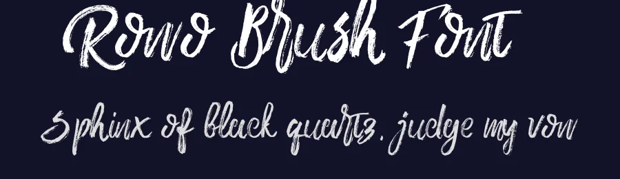 Rowo Brush Font by ndro — Script Handwritten Font — thumbnail 2