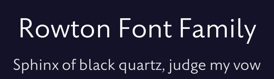 Rowton Font Family by Black Foundry — Display Font — thumbnail 2