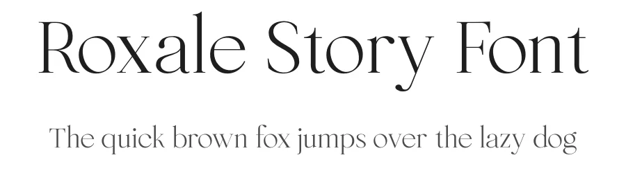 Roxale Story Font by ReyreyBlue — Display Font