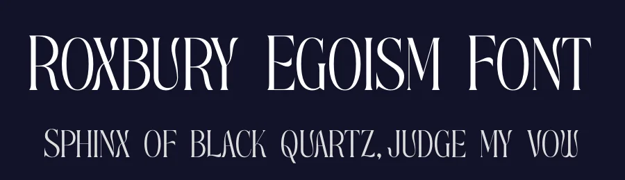 Roxbury Egoism Font by timelesstype.co — Serif Font — thumbnail 2