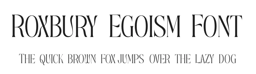 Roxbury Egoism Font by timelesstype.co — Serif Font