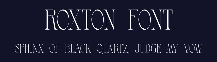 Roxton Font by Surplus Type Co — Serif Font — thumbnail 2