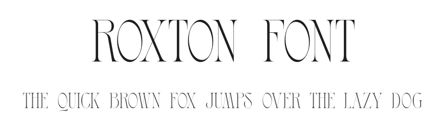 Roxton Font by Surplus Type Co — Serif Font