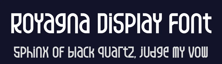 Royagna Display Font by rvandtype — Decorative Font — thumbnail 2
