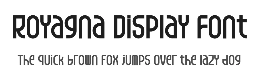 Royagna Display Font by rvandtype — Decorative Font
