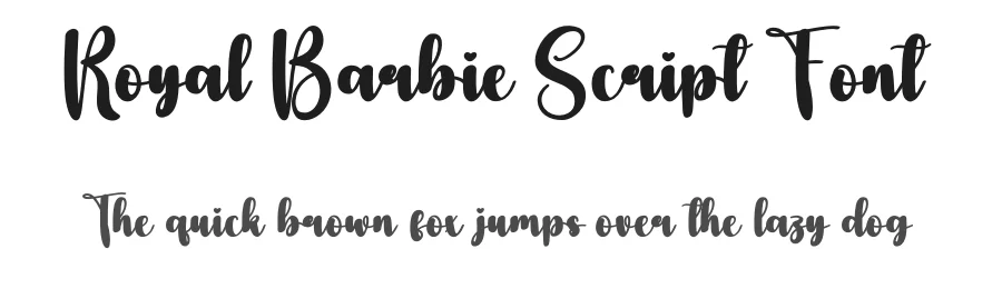 Royal Barbie Script Font by andikastudio — Script Handwritten Font