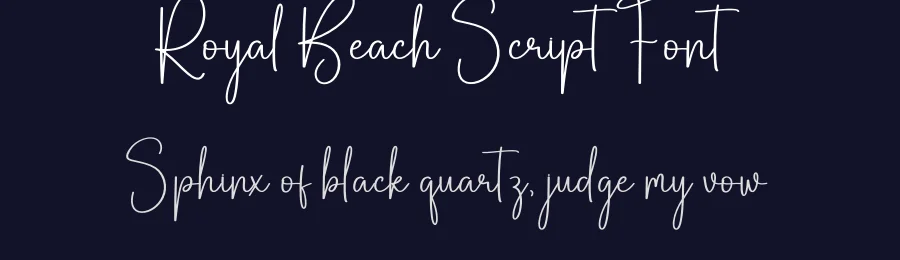 Royal Beach Script Font by creativeletter — Script Handwritten Font — thumbnail 2