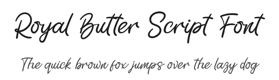 Royal Butter Script Font by twinletter — Script Handwritten Font