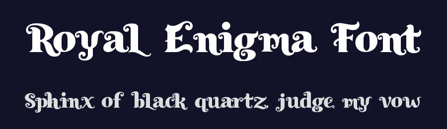 Royal Enigma Font by Cikareotype Studio — Display Font — thumbnail 2