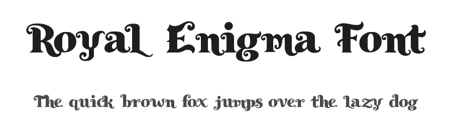 Royal Enigma Font by Cikareotype Studio — Display Font
