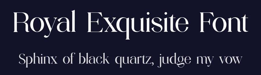 Royal Exquisite Font by UICreative — Serif Font — thumbnail 2