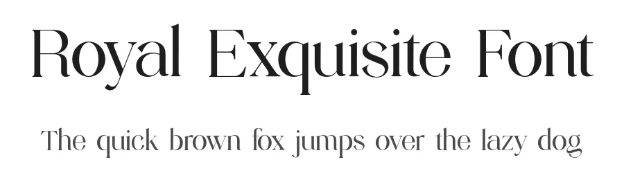 Royal Exquisite Font by UICreative — Serif Font