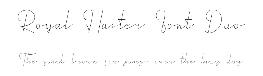 Royal Haster Font Duo by Naharstd — Sans Serif Font